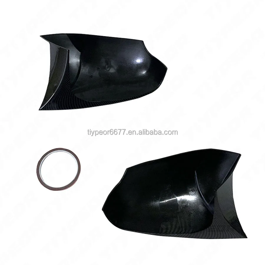 product for renault fluance 2010 2016 rearview mirror cover shell housing car accessories tiypeor carbon look ox horn side mirror cover-6