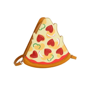 Custom Women's PU Leather Hand Bags With Printing and Applique 3 D Effective Crossbody Purse