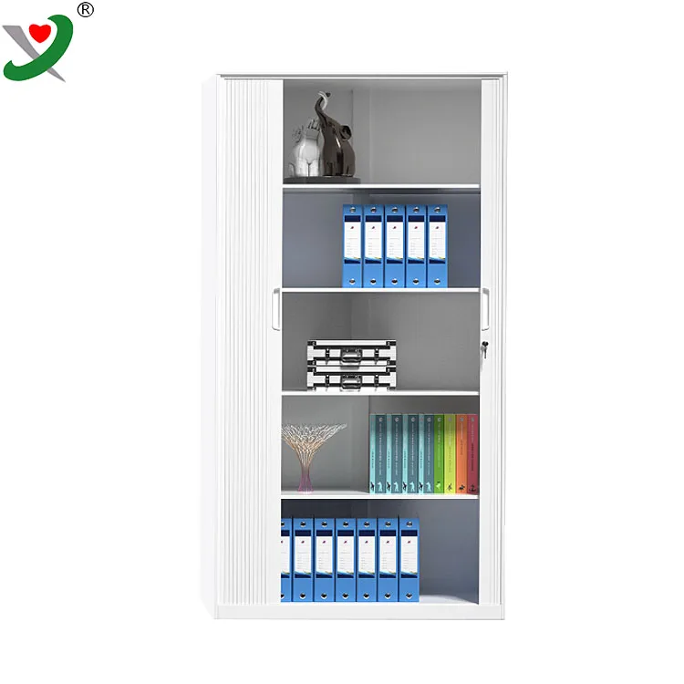 Metal sliding door file cabinet tambour door filing cabinet