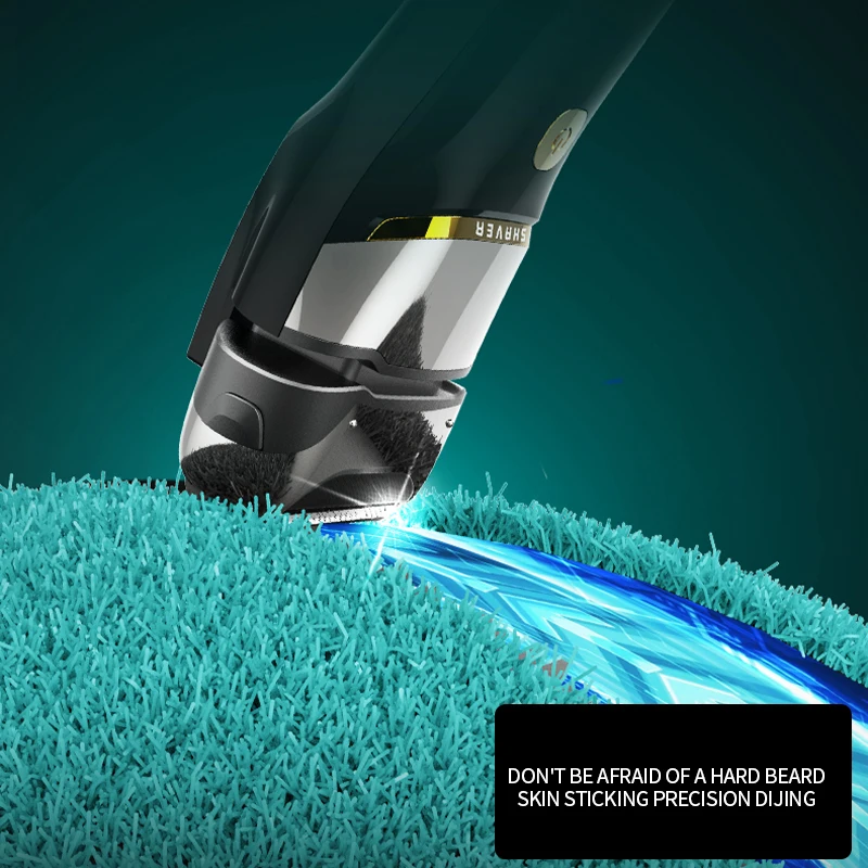 Electric Shaver for Men Waterproof LED Cordless Rechargeable USB Hair Trimmer