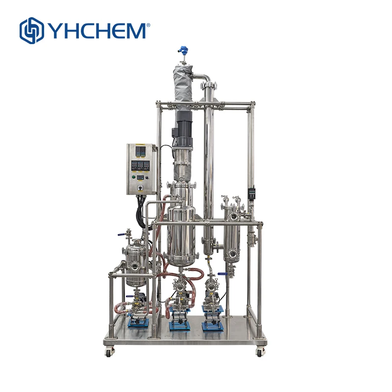 Atmospheric Decompression Distillation Column Alcohol Distillation Machine Stainless Steel Vacuum Distillation Tower
