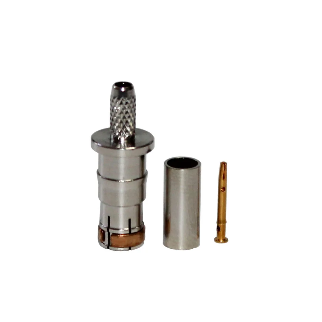SMB-C-K1.5 Nickel Plating SMB RF Connector Female SMB Connector for RG174 RG316 RG179 Cables