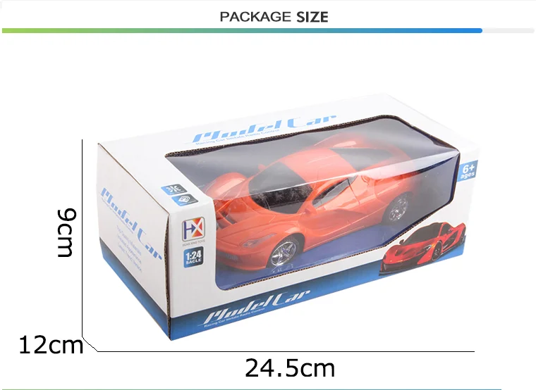2.4G High quality 1:24 scale plastic electric rc racing super cars top speed remote control racing model rc car
