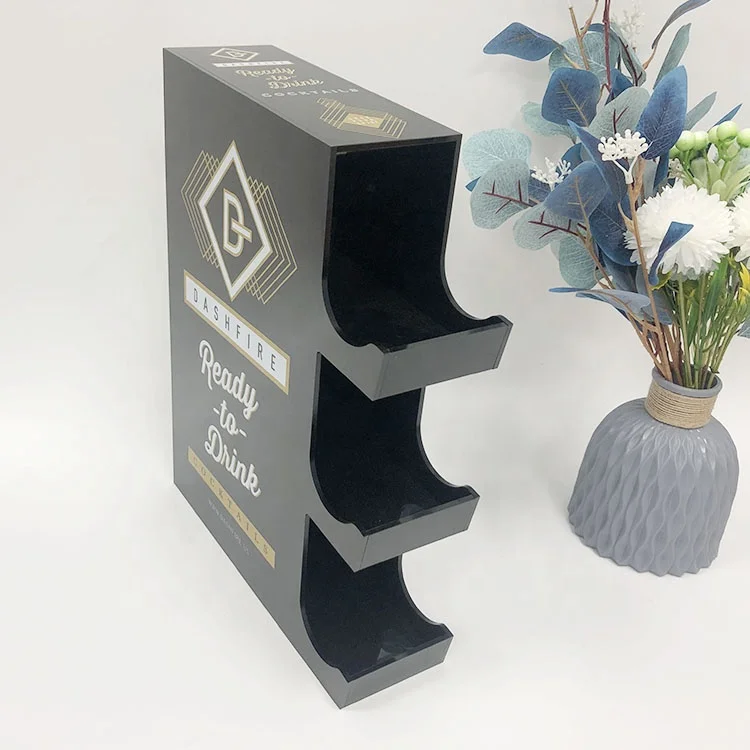 Customized OEM & ODM UV Printing Plastic Beverage Soda Alcohol Can Dispenser Rack Organizer Acrylic Beer Can Holder