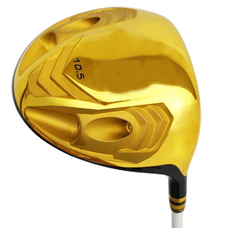 Luxury Shine Gold Color Advanced Tour Style Golf Club Set