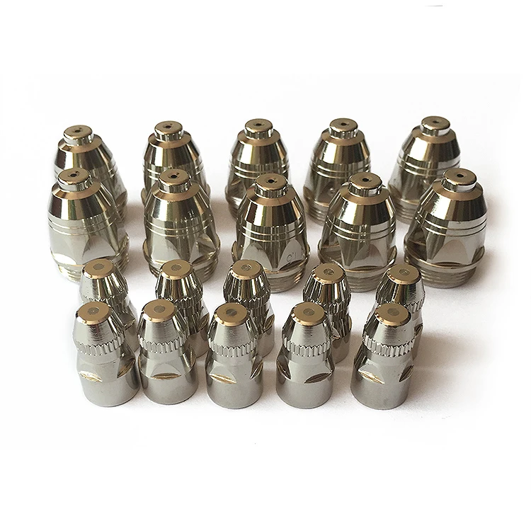 Kit 10 Pièces Consommables P80 – 5 Buses + 5 Électrodes Cuivre – Pour Découpe Plasma 1,7 Mm QIANGHAN