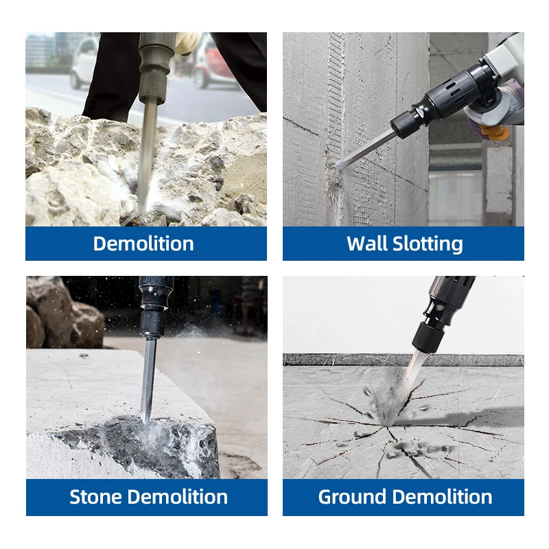 Dong Cheng Power Tools High Quality Powerful Hex 17mm Concrete Demolition Breaker Hammer