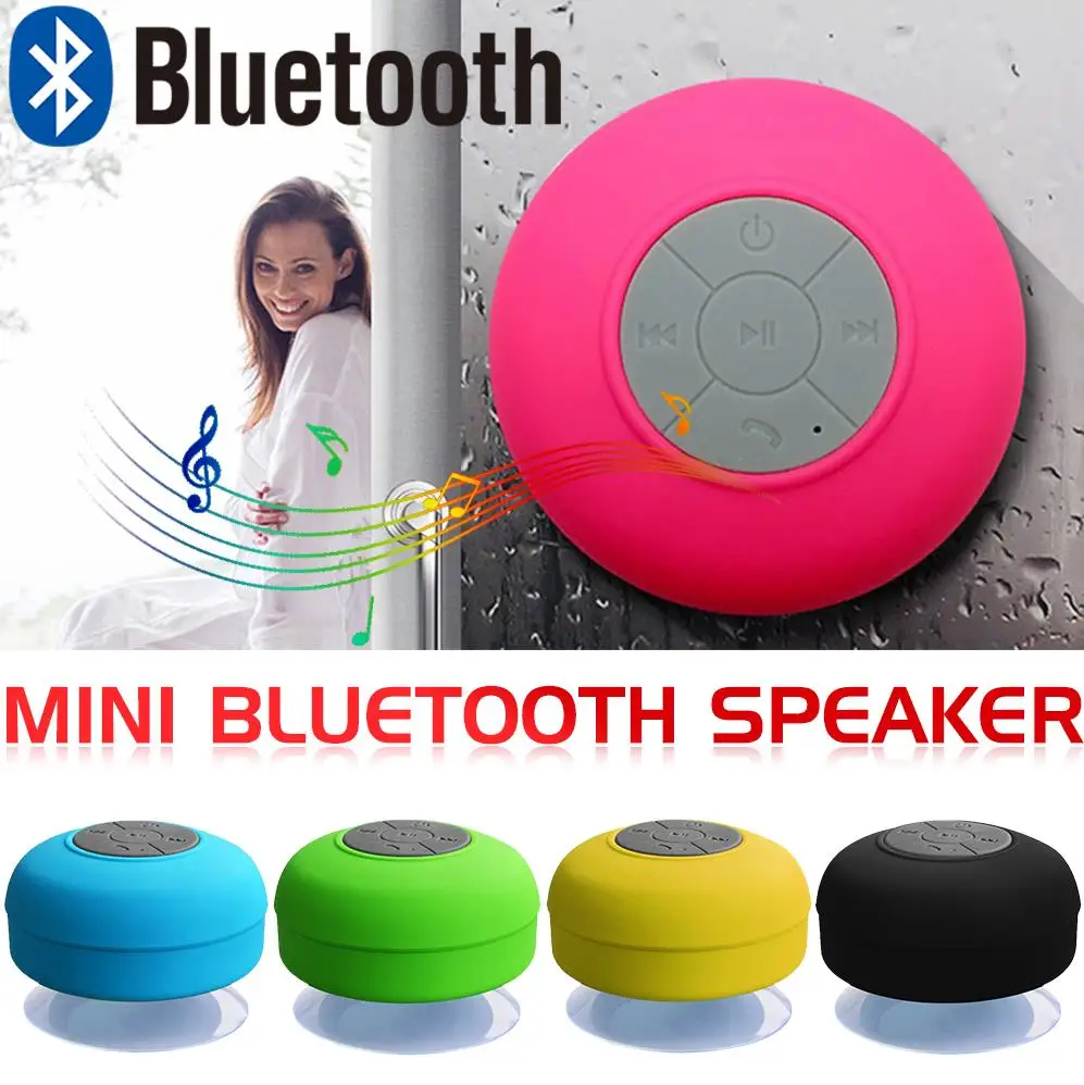 Suction cup bathroom waterproof IPX7 speaker, wireless shower Blue tooth speaker BTS06 - ANKUX.COM