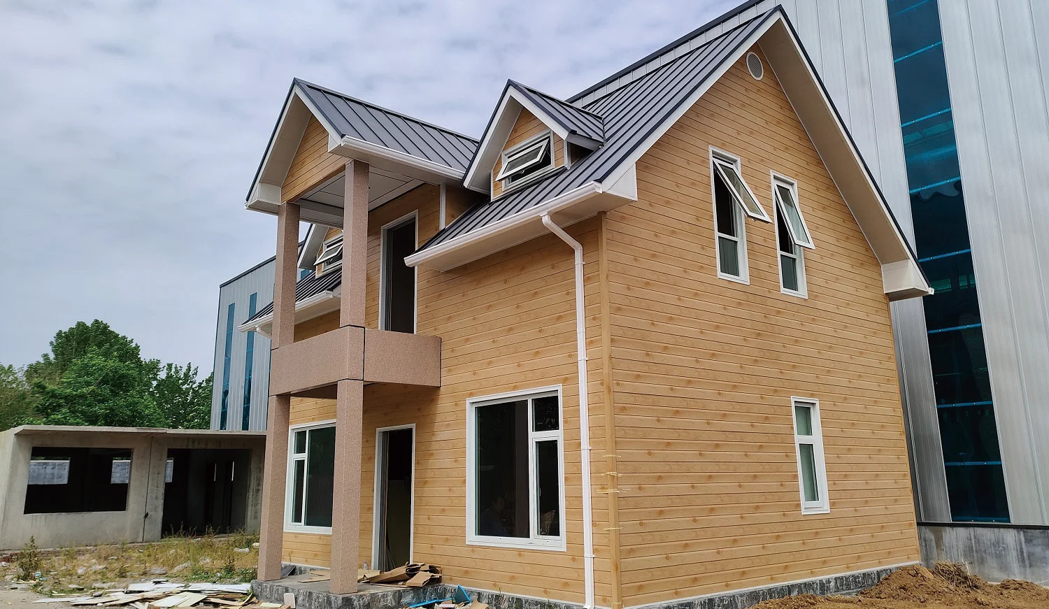 Customized Modern Luxury Prefab Villa New Design Light Steel Structure ...
