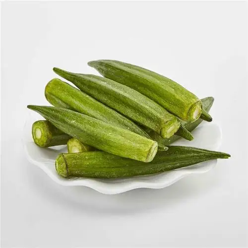 Hot Selling Bulk Vacuum Dried Fried Okra Strips Chips Snacks