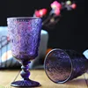 Blue and purple auspicious cloud cup