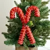 Canne de Noël rouge 22*17*5cm - un ensemble