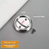 Brushed steel (screws included)