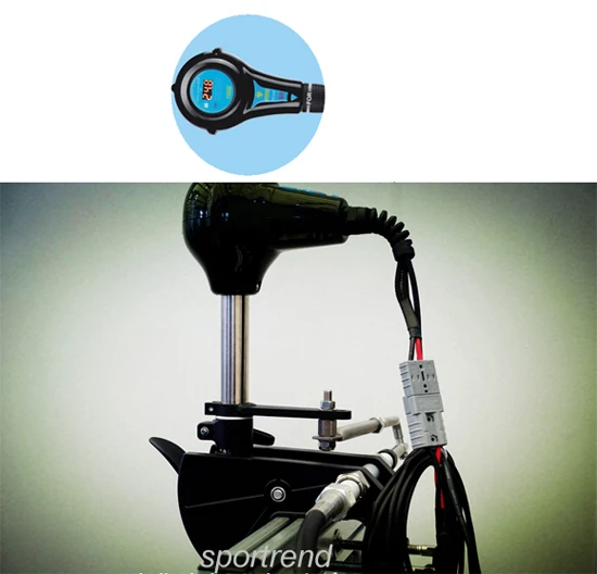 Electric Outboard Trolling Motor for Steering Wheel Control Large Thrust Saltwater