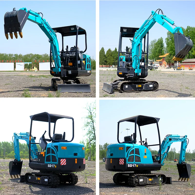 SD17B China Shanding Japan Imported Multifunctional Excavator for Sale to Send