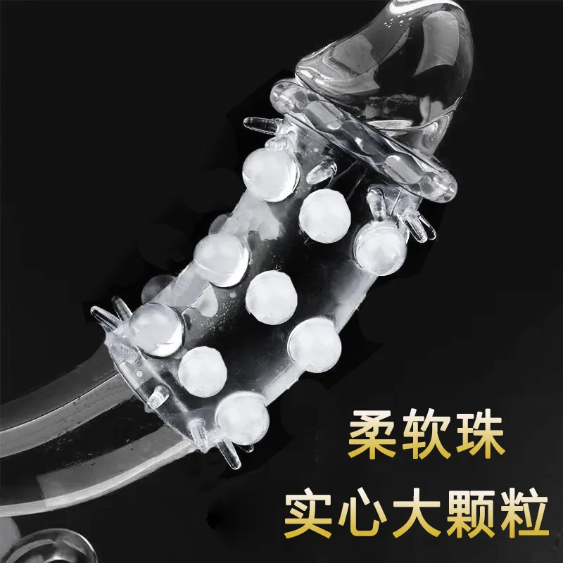 OLO Big Black Cock Hot Flexible Penis Magnetic Ring Adult Sex Toys Delay Ring Natural Goat Eye Sax Toys Cock Ring for Men