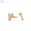 14K Solid Rose Gold