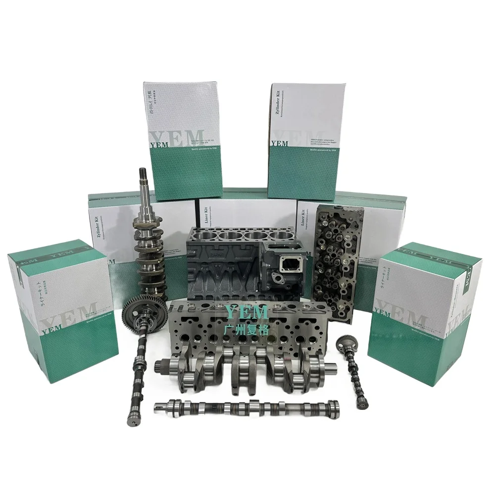 For Nissan PF6 BD30 BD33 NE6 Cylinder Block Cylinder Head Crankshaft Camshaft Universal Engine Parts