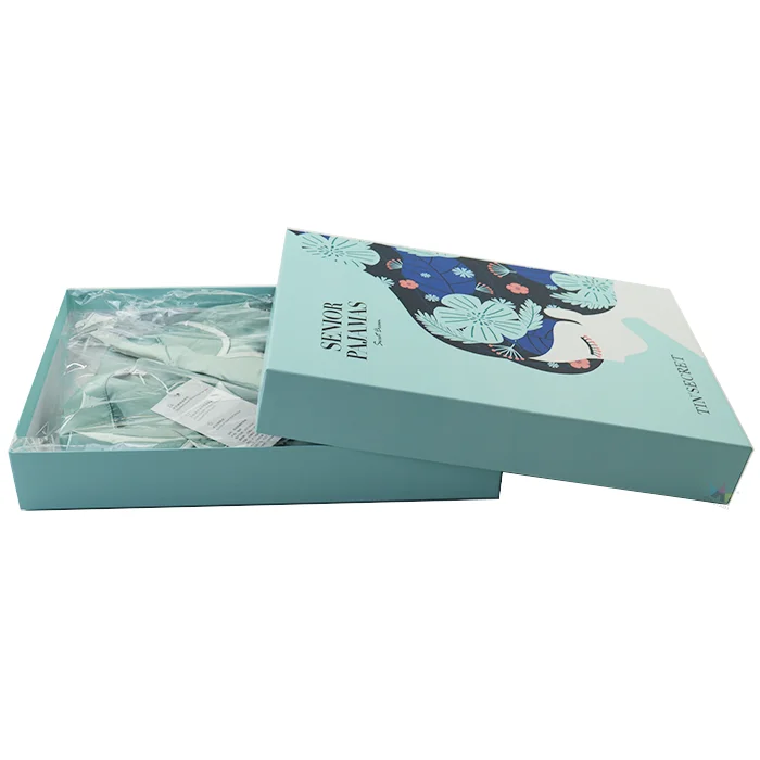 Высокое качество роскошные Caja Para Ropa крышки и базовый пакет коробки Бутик футболка одежда картонная упаковка бумажная