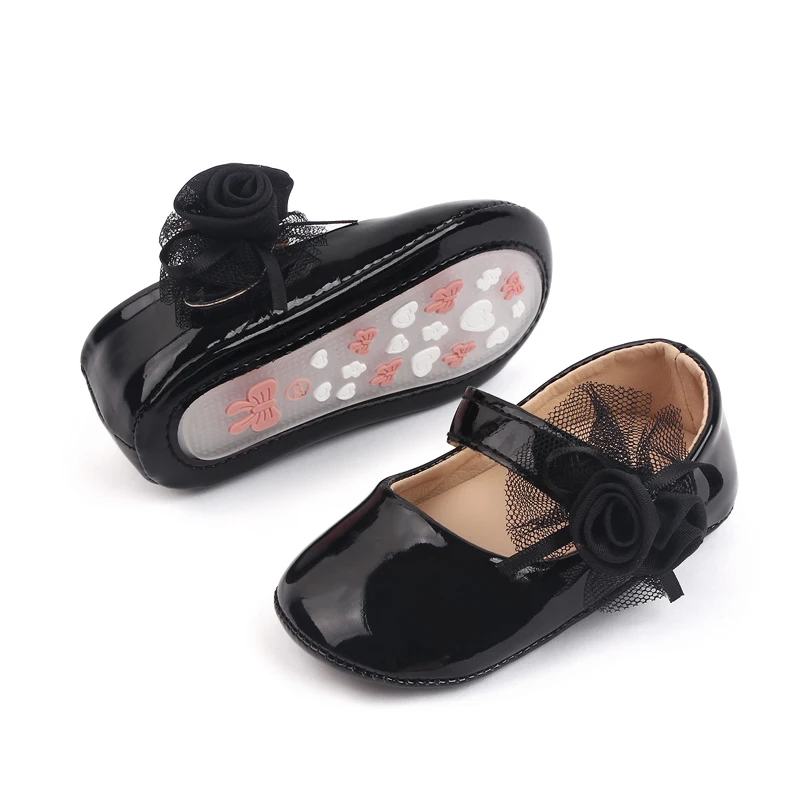 High Quality Soft PU Leather Baby Toddler Girl Shoes Prewalker Girl Shoes 2025 factory