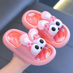 Wholesale Non-slip Bow Sandals Baby Girls Outdoor Slipper 3D Cartoon Boys and Girls Sandals Casual Shoes