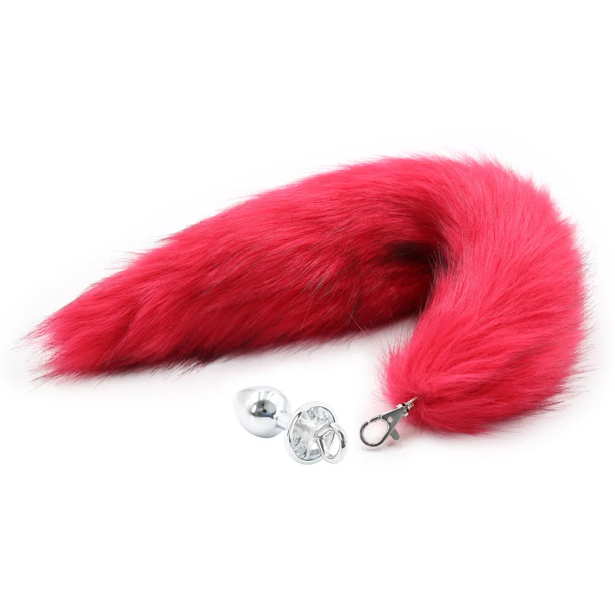 Rainbow Tail - Multi-Colored Anal Plug With Soft Cat Tail Plug Anal Extreme