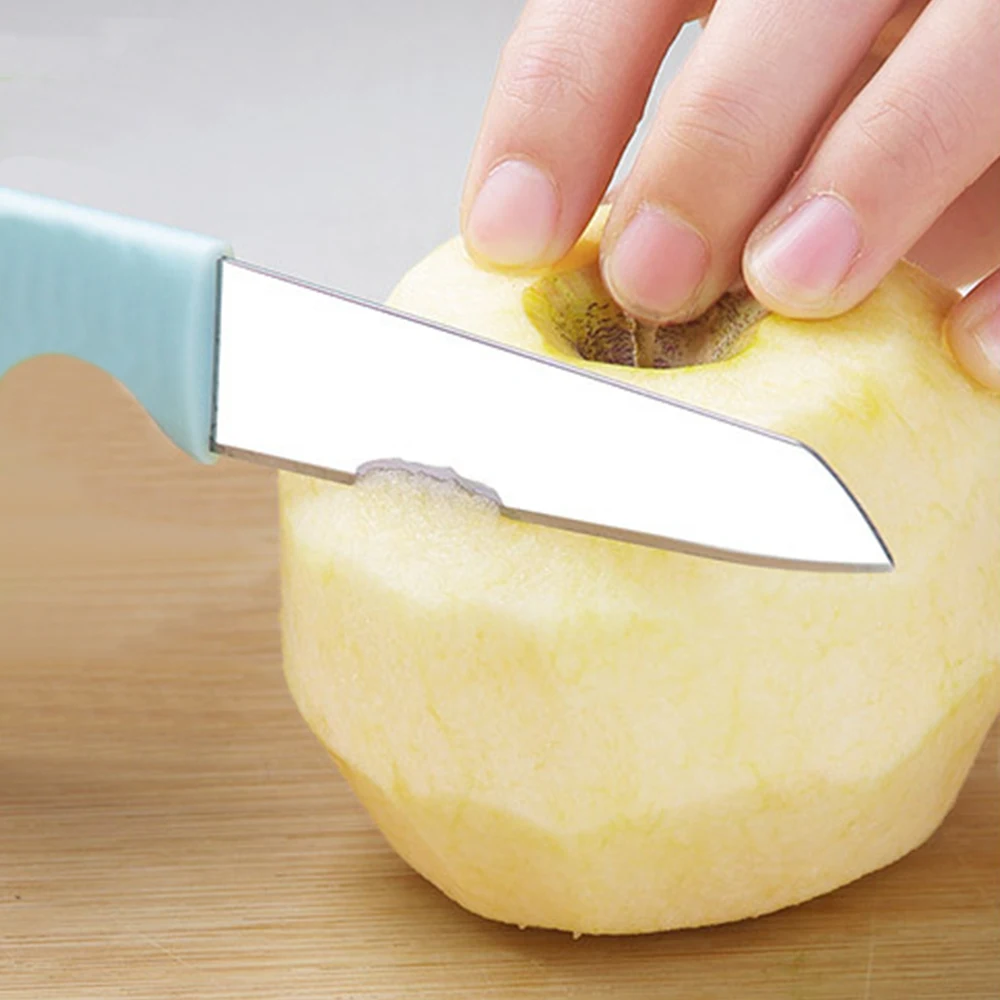 
 Лидер продаж, бытовой кухонный нож из нержавеющей стали LG042 для резьбы по фруктам, портативный нож с полипропиленовой ручкой для чистки, пилинга, нож для фруктов и овощей  