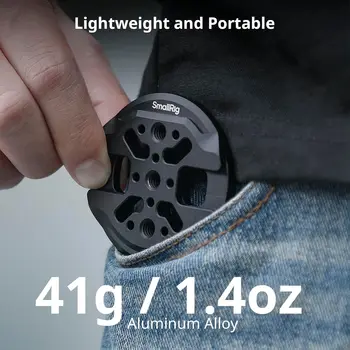 For SMALLRIG 5155 Smartphone Filming Kit 1/4"-20 Threaded Hole Magnetic Phone Mount Cold Shoe for DJI Mic Ball-Head Selfie detail image
