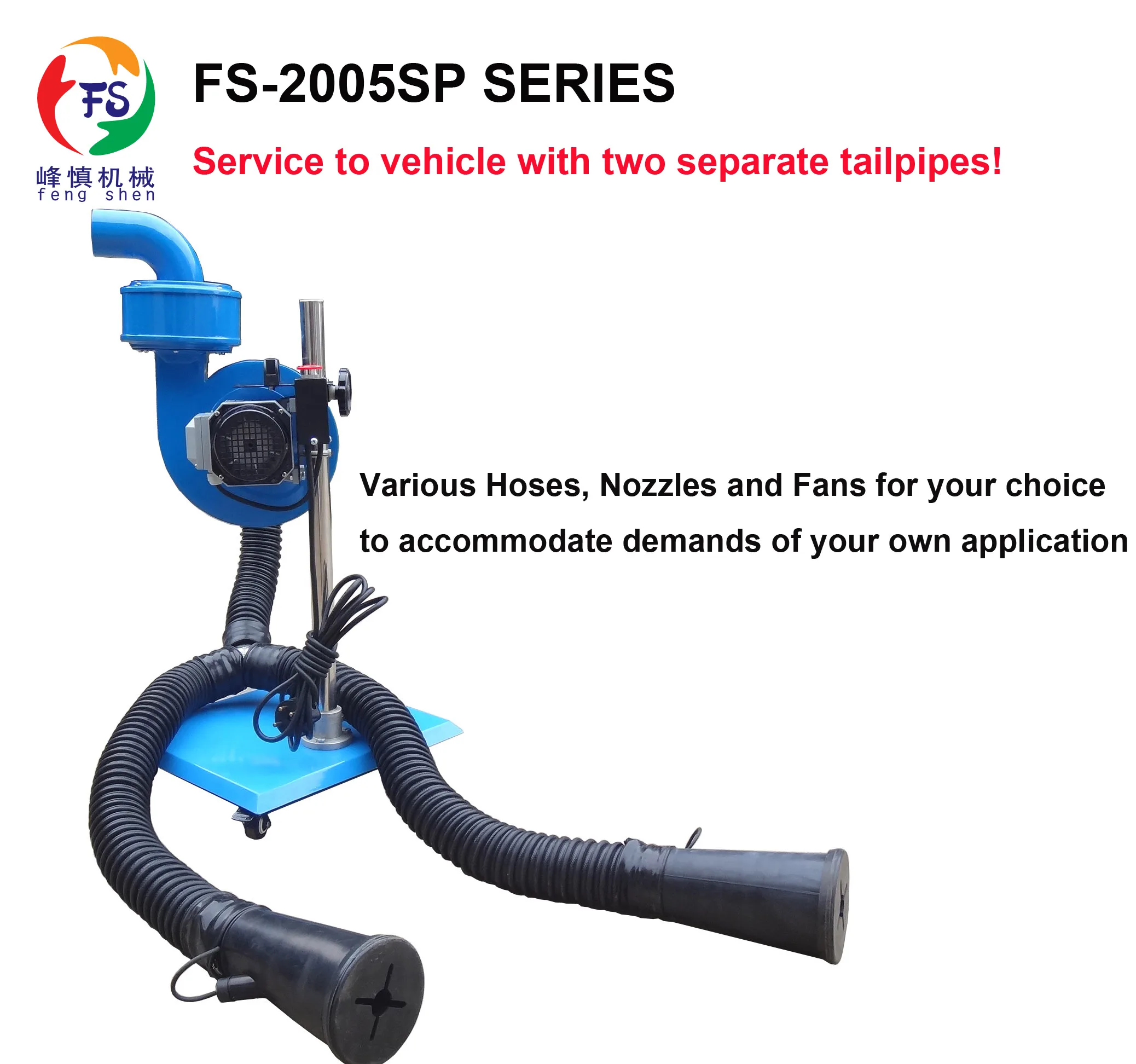 Portable Vehicle Exhaust Extraction System Carton Ce Suitable For All