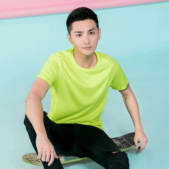 Custom Logo Spray Dyeing T-shirts 170 GSM Acid Wash Short Sleeve T Shirt for Men