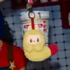 Porte-clés en peluche Labubu en forme de crevette