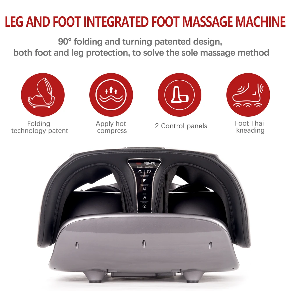 best foot massager with heat and vibration 2022 Vibrating Leg Foot Massager Machine for Diabetics
