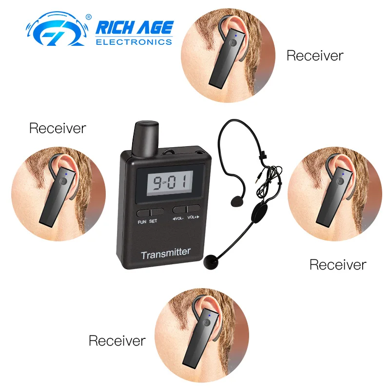 
Высококачественная Беспроводная аудиосистема с УВЧ-приемником и поддержкой BT для групп 