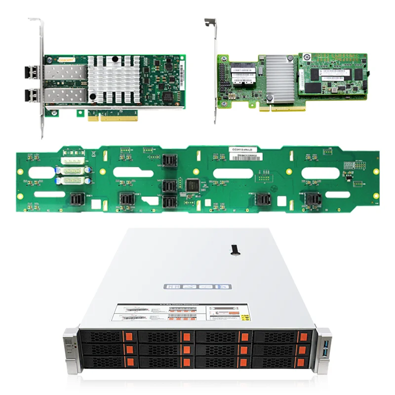 Rackmount Backplane 2u 12-bay Rackmount Chassis With Straight-through 4nvme Backplane ...