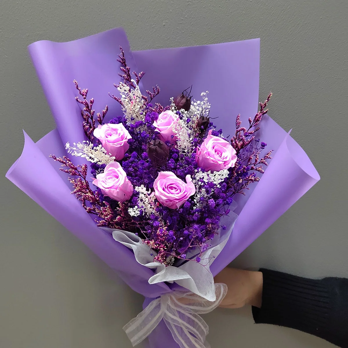 Wholesale Long Lasting Customized Preserved Flowers Plants Mothers Day
