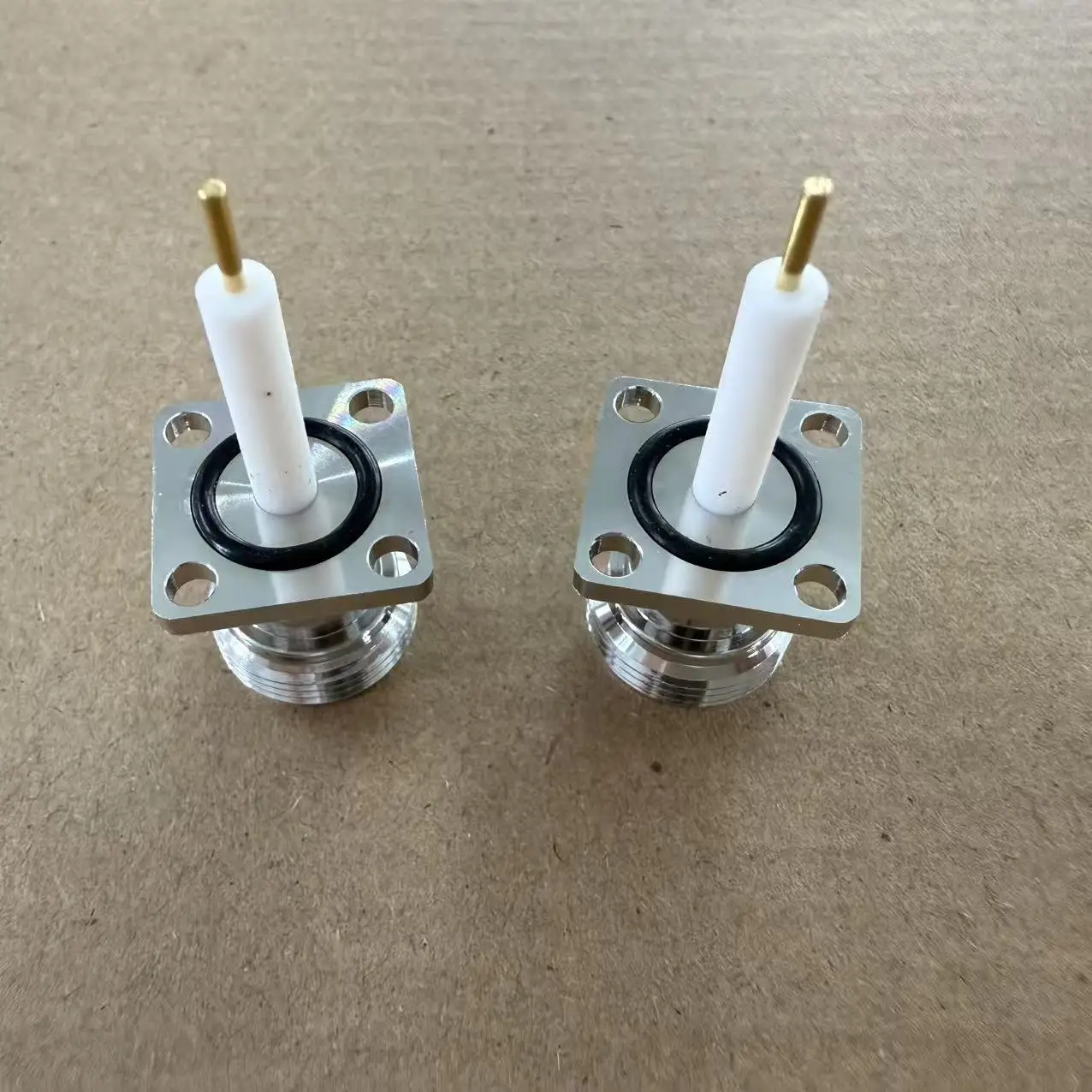 product factory n kfd rf coaxial connector four hole flange n female connector-1