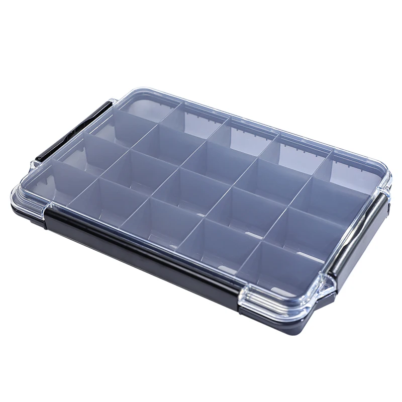 Adjustable Transparent Small Plastic Storage Box Screw Storage Case for Component and Jewelry OEM/ODM Customized Support