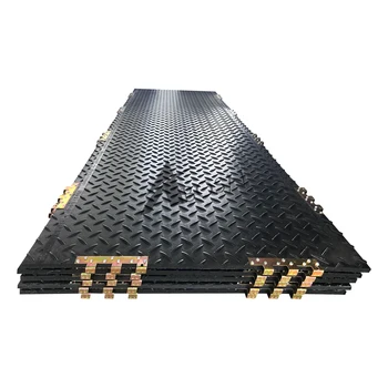 HDPE Temporary  Ground Protection Rubber Mat Plastic Floor Mat