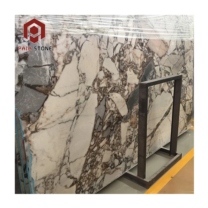 Natural Grey Marble Polished Cut-to-Size Slab for Villa Living Room Dining Area Modern Design Waterproof Indoor Use