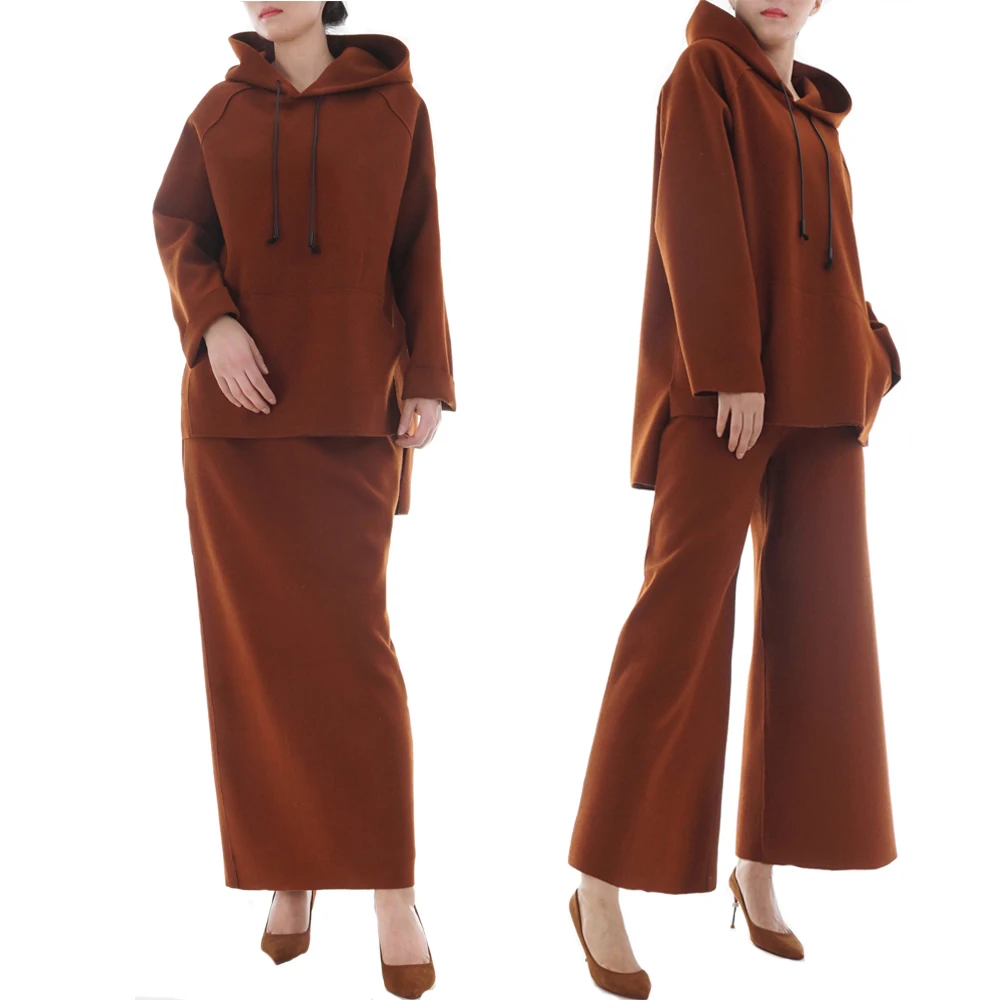 woolen coat set for ladies