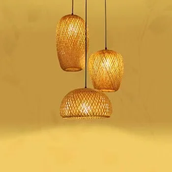 Neue Bambus-Rattan-Wellenform Pendelleuchte Hngende Deckenlampe Leuchte  Wohndekor Lampenschirm| Alibaba.com
