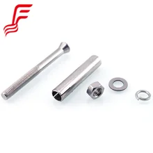 DIN Standard 3/4\" Dia X 5\" Long Stainless Steel Concrete Screw-in Anchors Chemical Wall Expansion Anchor System Box Packed