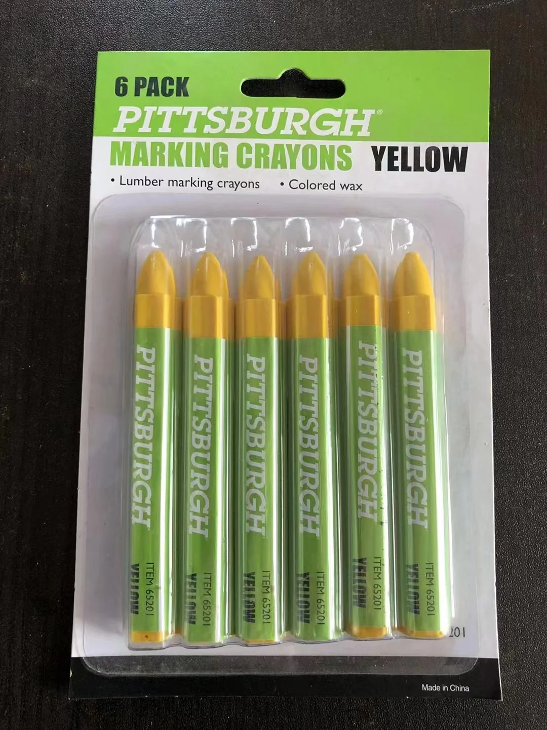 Nontoxic Waterproof Industrial Lumber Marking Crayon 3 In 1 Wooden