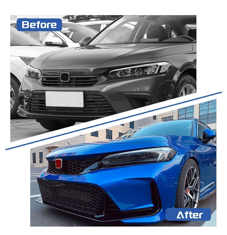 Leishuo 2024 Body Kit Facelift Upgrade Pp Material Front Bumper