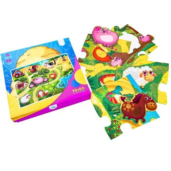 Tactile Puzzle in Box Set for Kid Educational Learning Cards Child Book Printing