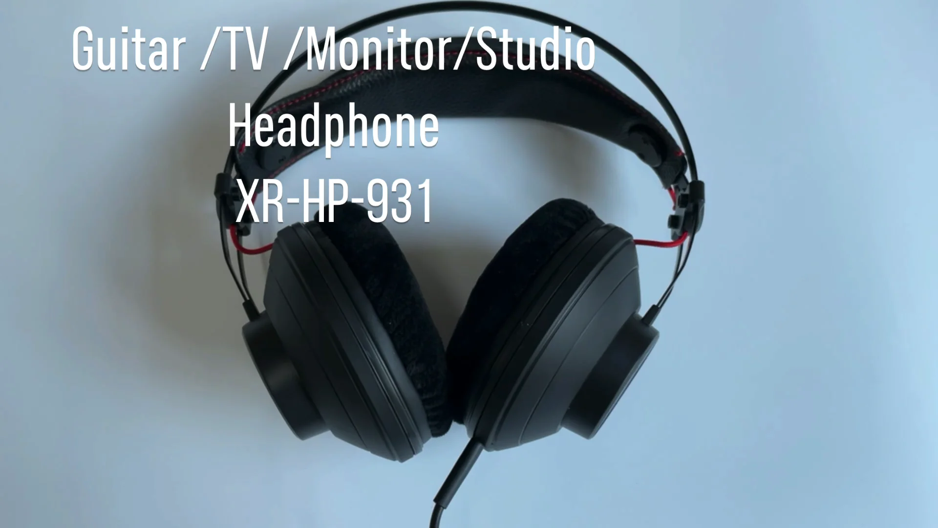Stereo Studio Headphones With Volume Control Over Ear Volume Control