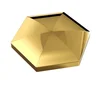 Zinc alloy hexagonal gold 81g