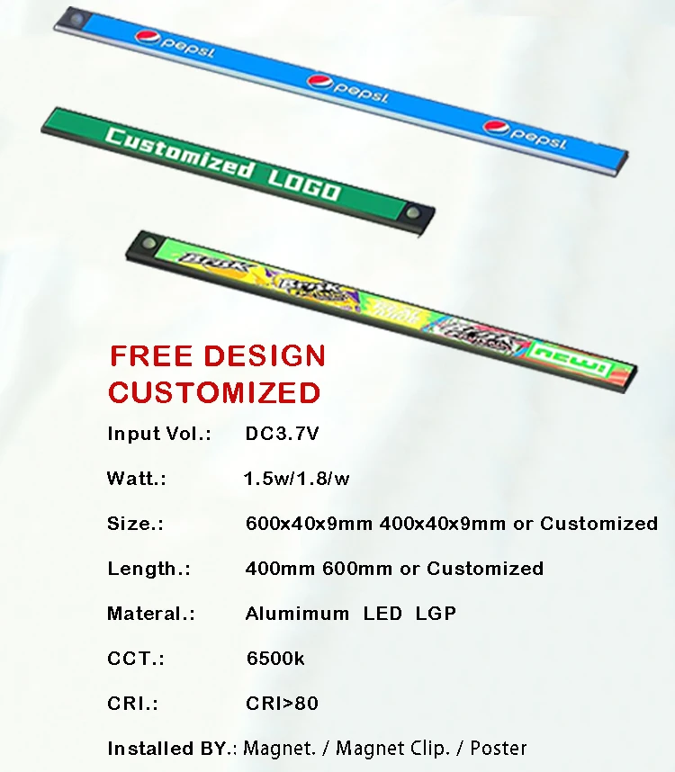 Led Shelf Display Shelf Led Display Custom Price Tag Digital Signage