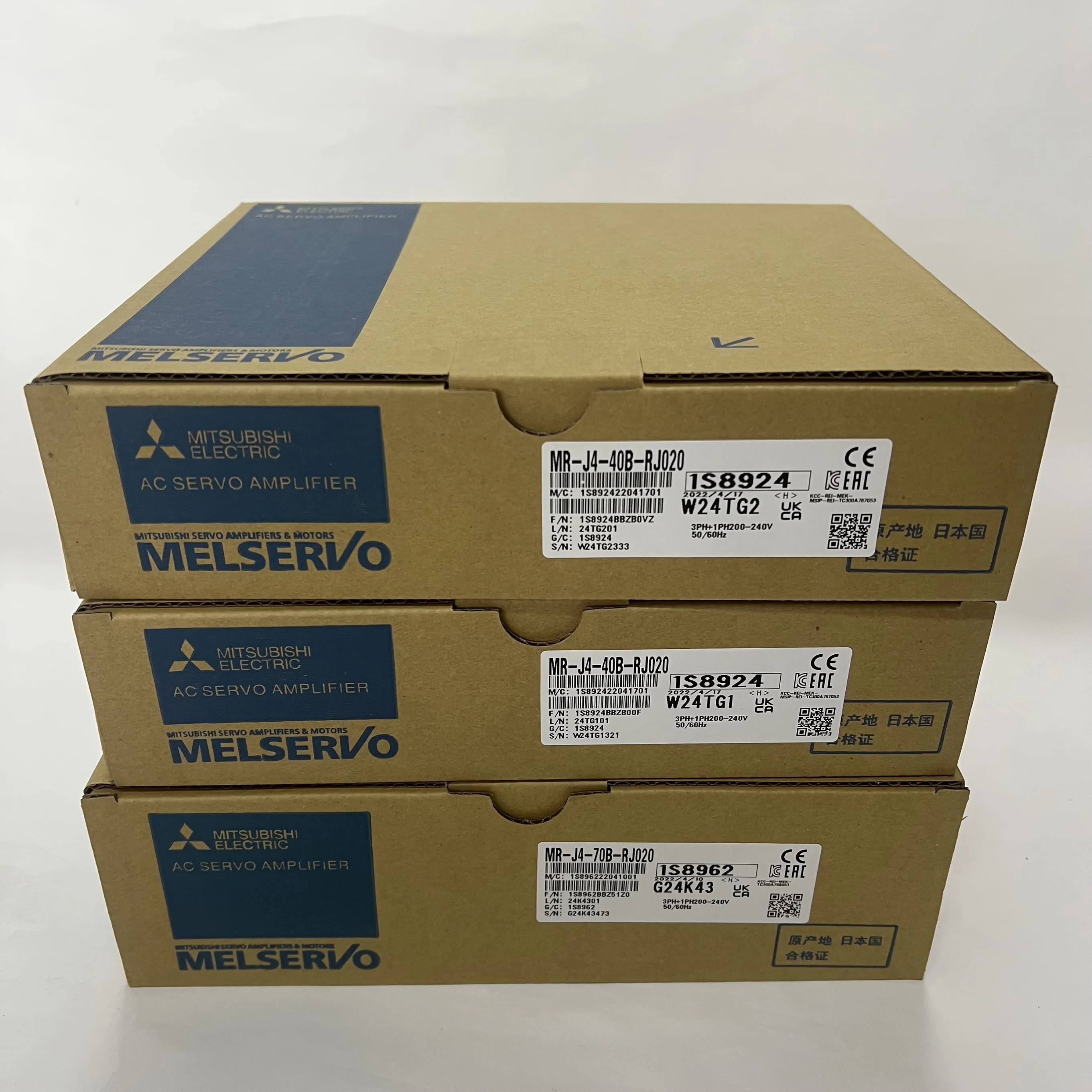 Mitsubishi AC Servo Amplifier MR-J4-70B-RJ020 Mitsubishi AC Servo Amplifier MR-J4-70B-RJ020