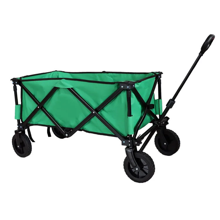 Beach Cart Groceries Outdoor Wagon With Big Wheels For Sand Foldable